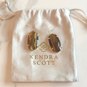 Kendra Scott Esme Drop Earrings in Tiger’s Eye